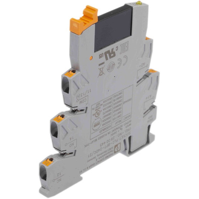Phoenix Contact PLC-OPT- 24DC/ 48DC/100 Series Solid State Interface Relay, DIN Rail Mount