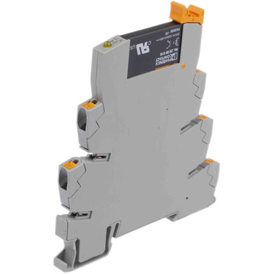 Phoenix Contact PLC-OPT- 24DC/ 48DC/100 Series Solid State Interface Relay, DIN Rail Mount