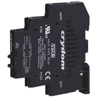 Sensata / Crydom Solid State Interface Relay, 32 V dc Control, 6 A Load, DIN Rail Mount
