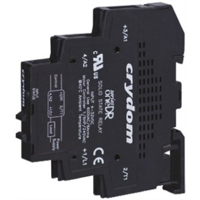 Sensata / Crydom Solid State Interface Relay, 265 V rms Control, 6 A rms Load, DIN Rail Mount