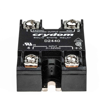 Sensata / Crydom 1 Series Solid State Relay, 40 A rms Load, Surface Mount, 280 V rms Load, 32 V dc Control