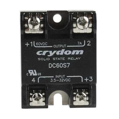 Sensata / Crydom Solid State Relay, 7 A Load, Surface Mount, 60 V dc Load, 32 V dc Control