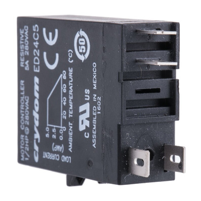 Sensata / Crydom ED Series Solid State Relay, 5 A Load, DIN Rail Mount, 280 V rms Load, 32 V dc Control