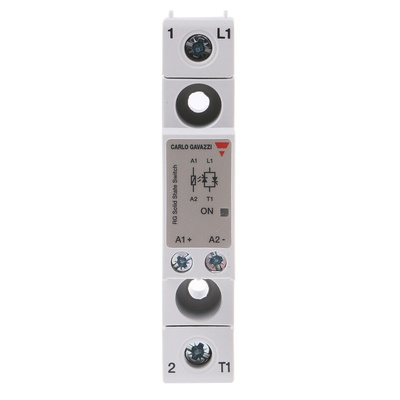 Carlo Gavazzi Solid State Relay, 25 A Load, Panel Mount, 240 V ac Load, 32 V dc Control