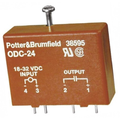 TE Connectivity Solid State Relay, 3 A Load, PCB Mount, 60 V dc Load, 32 V dc Control