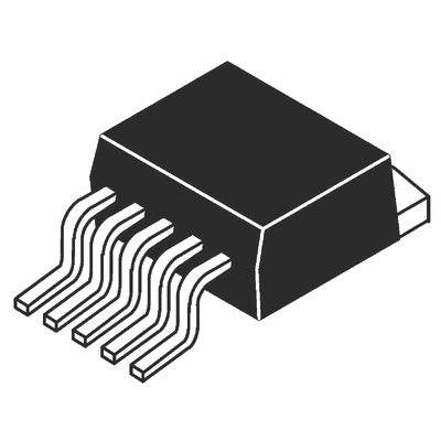 DiodesZetex AP1501-K5G-13, 1-Channel, Step Down DC-DC Converter, Adjustable 5-Pin, TO-263