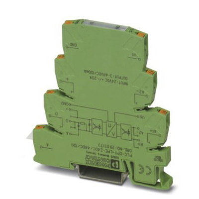 Phoenix Contact PLC-OPT-LPE-24DC/48DC/100 Series Solid State Interface Relay, DIN Rail Mount