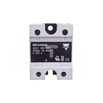 Carlo Gavazzi RM40 Series Solid State Relay, 25 A Load, Panel Mount, 440 V ac Load, 32 V dc Control