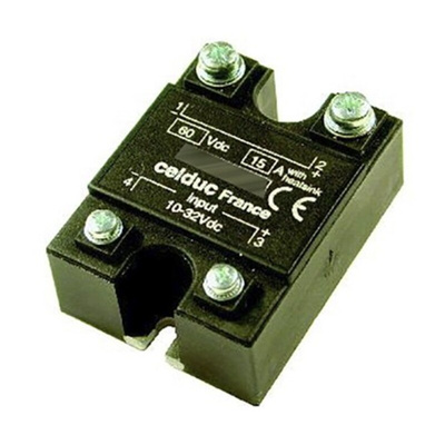 Celduc SCC Series Solid State Relay, 5 A Load, Panel Mount, 60 V dc Load, 32 V dc Control