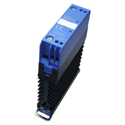 Celduc SIL4-SIM4 Series Solid State Relay, 22 A Load, DIN Rail Mount, 450 V ac Load, 10 V dc Control