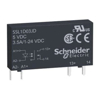 Schneider Electric Harmony Relay Series Solid State Relay, 3.5 A Load, PCB Mount, 24 V dc Load, 12 V dc Control