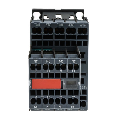 Siemens 3RH2 Series Contactor, 10 A, 4NO + 4NC, 600 V dc, 690 V ac