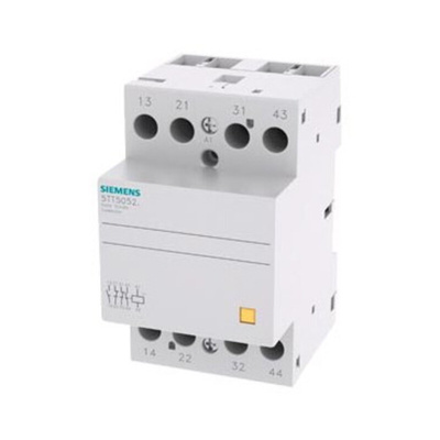 Siemens 5TT Series Contactor, 24 V ac/dc Coil, 4-Pole, 63 A, 2NO + 2NC, 400 V ac