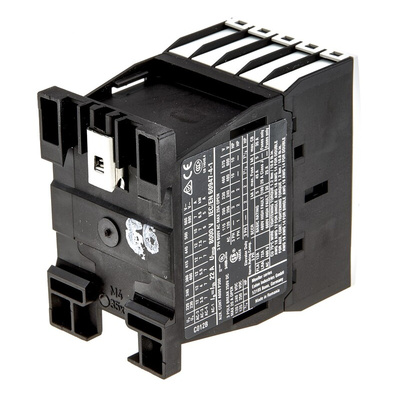 Eaton Contactor, 24 V dc Coil, 3-Pole, 12 A, 5.5 kW, 3NO, 400 V ac