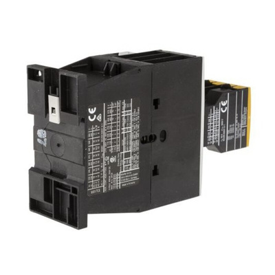 Eaton Contactor, 230 V ac @ 50 Hz, 240 V ac @ 60 Hz Coil, 3-Pole, 18 A, 3NO, 400 V ac