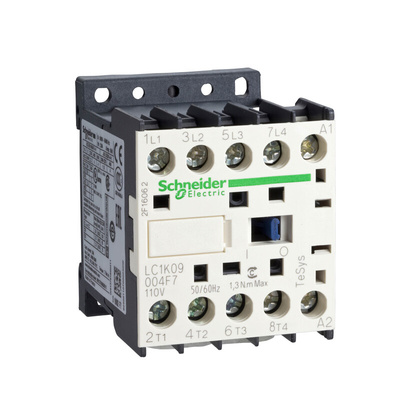 Schneider Electric Contactor, 42 V ac Coil, 4-Pole, 20 A, 3NO