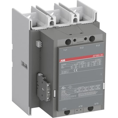 ABB AF Series Contactor, 250 V Coil, 3-Pole, 800 A, 355 kW, 3NO