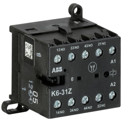 ABB Contactor Relay, 4 A, 1NC/3NO