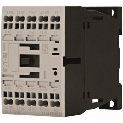 Eaton Contactor Relay, 220 V ac Coil, 4 A, 2 NC, 2 NO