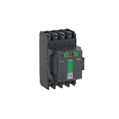Schneider Electric LC1G115 Series Contactor, 200 → 500 V ac/dc Coil, 4-Pole, 250 A, 1 NO + 1 NC