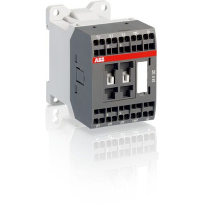 ABB 1SBL10 Series Contactor, 24 V dc Coil, 3-Pole, 9 A, 4 kW, 4NO