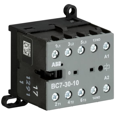ABB GJL131 Series Contactor, 17 → 32 V dc Coil, 3-Pole, 20 A, 2.4 kW, 4NO