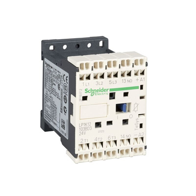 Schneider Electric LP4K Series Contactor, 3-Pole, 12 A, 1 NO + 1 NC