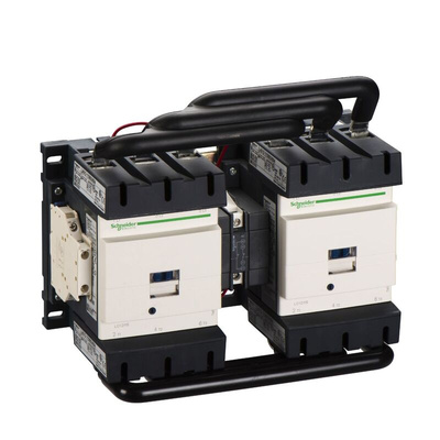 Schneider Electric LC2D Series Reversing Contactor, 21 V Coil, 3-Pole, 150 A, 1 NO + 1 NC