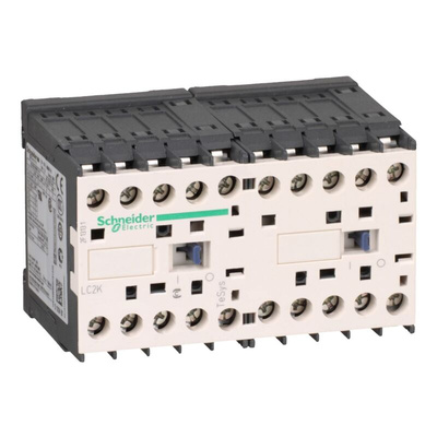 Schneider Electric LC2K Series Reversing Contactor, 230 V Coil, 3-Pole, 9 A, 1 NO + 1 NC