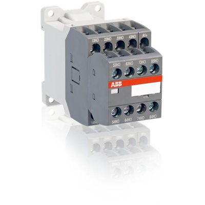 ABB Contactor Relay, 4 A, 1 NC, 7 NO