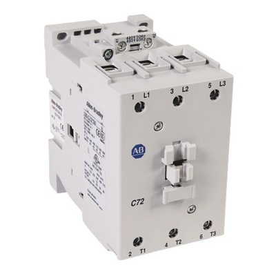 Rockwell Automation 100-C Series Contactor, 24 V dc Coil, 3-Pole, 72 A, 40 kW, 3NO, 690 V ac
