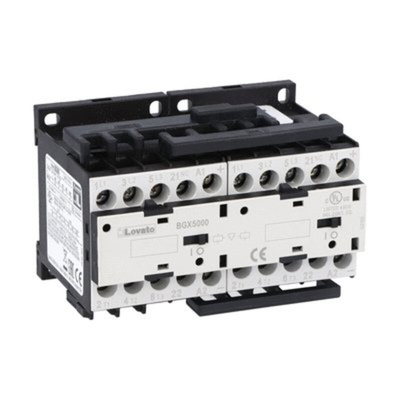 Lovato BGR09 Series Contactor, 48 V dc Coil, 3-Pole, 9 A, 5 kW, 1NC, 690 V
