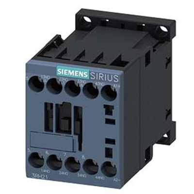Siemens 3RH2 Series Contactor Relay, 42 V dc Coil, 4-Pole, 10 A, 4NO, 690 V ac