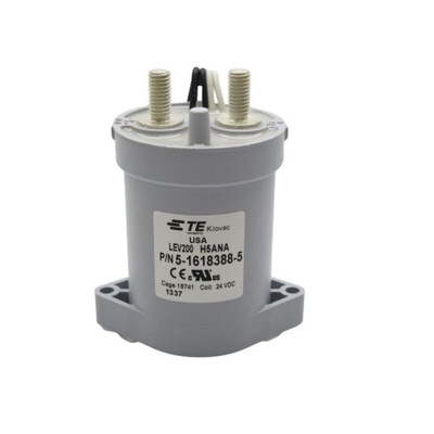 TE Connectivity Kilovac LEV200 Series Contactor, 12 V dc Coil, 1-Pole, 500 A, SPST-NO, 12 V dc