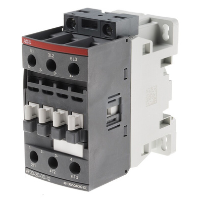ABB AF Series Contactor, 110 V ac/dc Coil, 3-Pole, 21 A, 15 kW, 3NO, 690 V ac