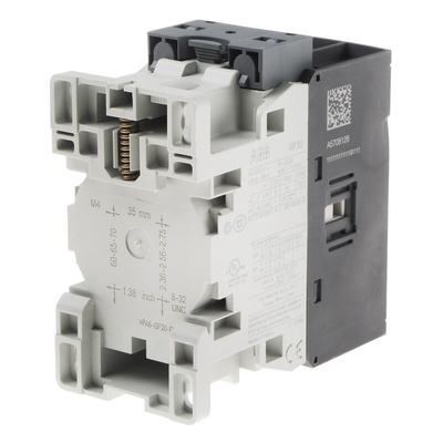 ABB AF Series Contactor, 110 V ac/dc Coil, 3-Pole, 21 A, 15 kW, 3NO, 690 V ac