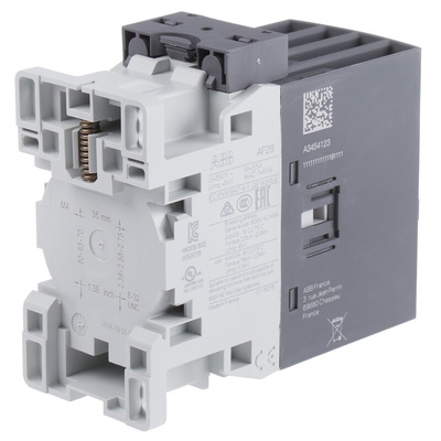 ABB AF Series Contactor, 110 V ac/dc Coil, 4-Pole, 45 A, 11 kW, 2NO + 2NC, 690 V ac