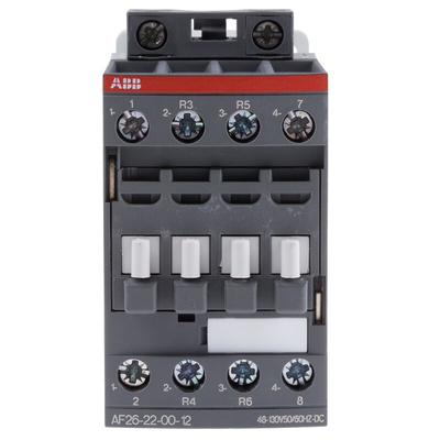 ABB AF Series Contactor, 110 V ac/dc Coil, 4-Pole, 45 A, 11 kW, 2NO + 2NC, 690 V ac