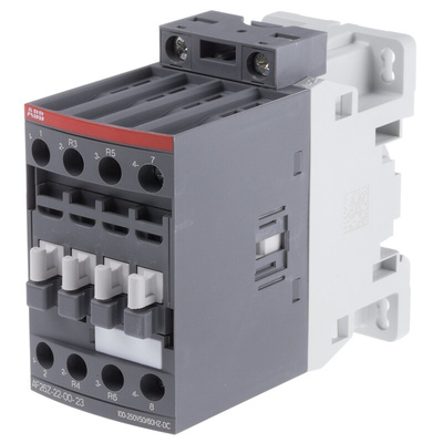 ABB AF Series Contactor, 230 V ac Coil, 4-Pole, 45 A, 11 kW, 2NO + 2NC, 690 V ac