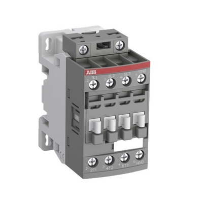 ABB AF Series Contactor, 24 V ac/dc Coil, 3-Pole, 25 A, 4 kW, 3NO, 690 V ac