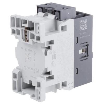 ABB AF Series Contactor, 24 V ac/dc Coil, 3-Pole, 28 A, 5.5 kW, 3NO, 690 V ac