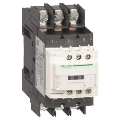 Schneider Electric LC1D Series Contactor, 110 V ac Coil, 3-Pole, 50 A, 3NO