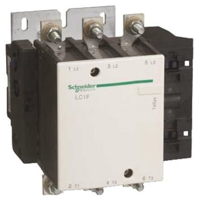 Schneider Electric LC1F Series Contactor, 440 V ac Coil, 3-Pole, 330 A, 3NO
