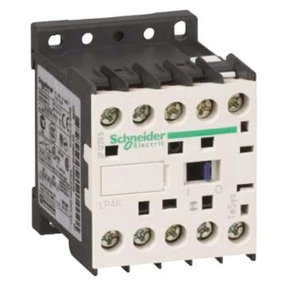 Schneider Electric LP4K Series Contactor, 110 V dc Coil, 3-Pole, 6 A, 3 kW, 3NO, 690 V ac