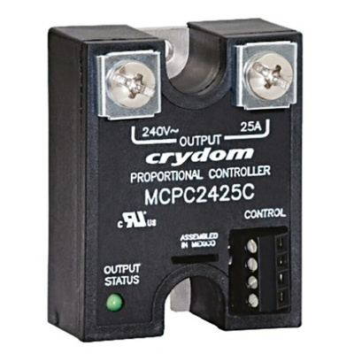 Sensata / Crydom Solid State Relay, 50 A Load, Panel Mount, 280 V rms Load, 32 V dc Control