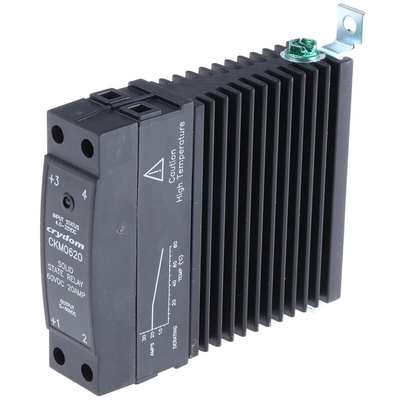Sensata / Crydom CKM Series Solid State Relay, 20 A Load, DIN Rail Mount, 60 V Load, 32 V Control