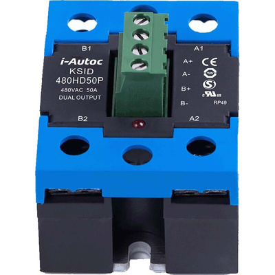 i-Autoc Solid State Relay, 25 A Load, Panel Mount, 530 V ac Load, 15 V dc Control