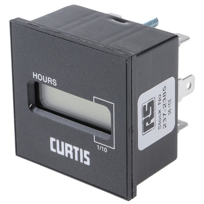 Curtis, 6 Digit, LCD, Counter, 12 → 48 V dc