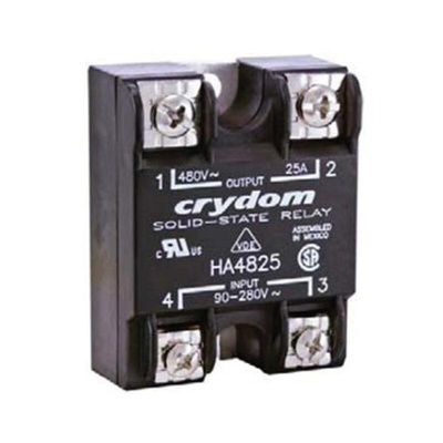Sensata / Crydom HD Series Solid State Relay, 125 A Load, Panel Mount, 530 V ac Load, 32 V Control