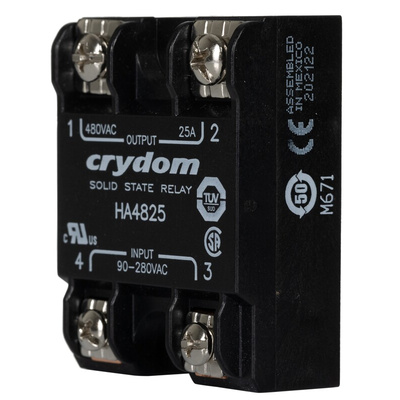 Sensata / Crydom HA Series Series Solid State Relay, 25 A Load, Panel Mount, 530 V ac Load, 280 V Control